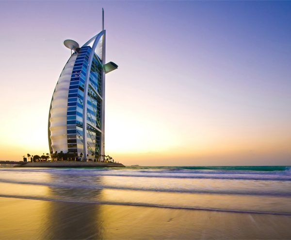 Landscape view Burj Al Arab Dubai