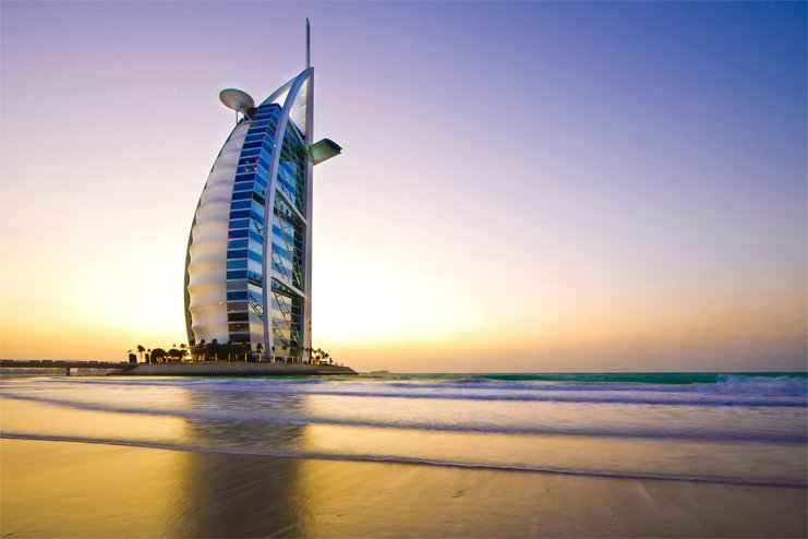 Landscape view Burj Al Arab Dubai