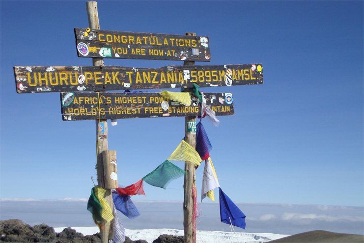 Uhuru Peak Tanzania Mount Kilimanjaro