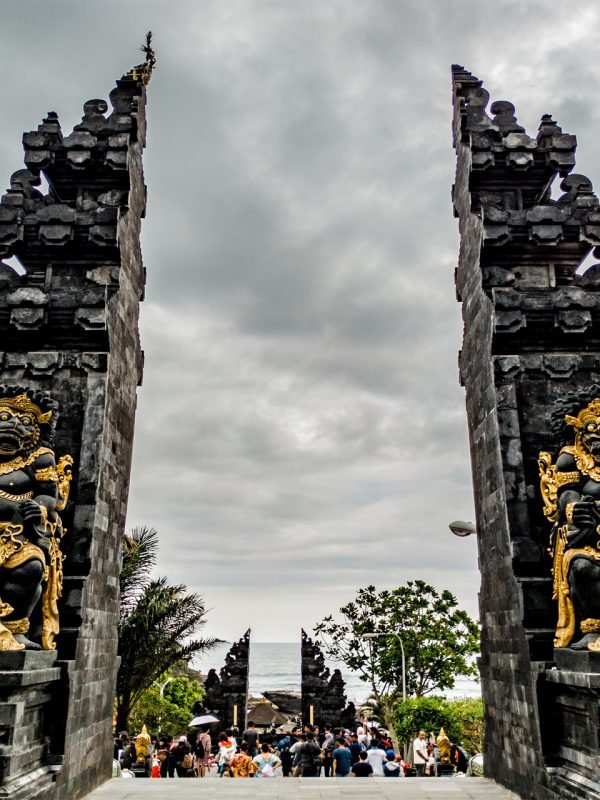 Tanah Lot at gate Bali